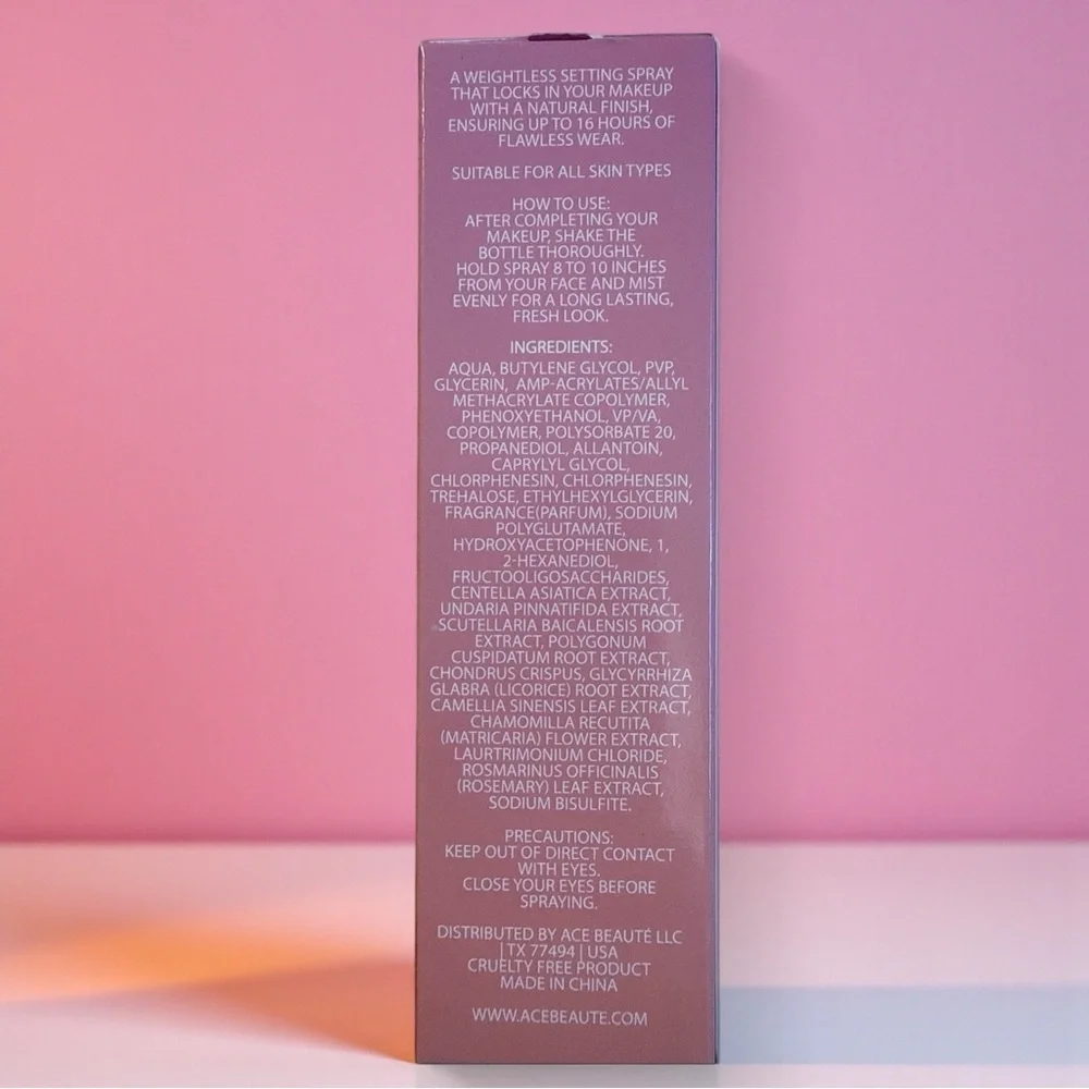 Ace Beaute Set Lock Fresh Vibrant Setting Spray